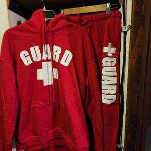 Life Guard Sweat Shirt and Sweats